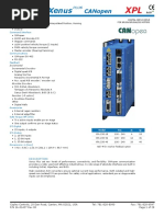 Xenus - Plus - CANopen XPL Datasheet Datasheet