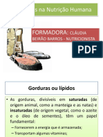 4 - SUPER Resumido - Os Lípidos Na Nutrição Humana