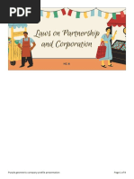 Laws On Partnership and Corporation