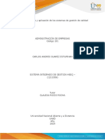 Tarea 2 - Contexto y Aplicación de Los Sistemas de Gestión de Calidad