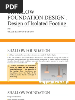 FINAL Shallow Foundation Design Report