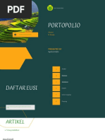 Research Proposal Business Presentation in Dark Green Orange Geometric Style