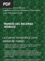 Planificación Del Recurso Hídrico