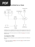 Deploying FortiMail Server Mode