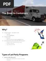 The Road To Containers