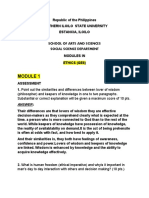 CONSOLIDATED OUTPUTS and ASSESMENTS in ETHICS 