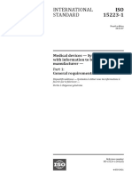 ISO 15223-1 Medical Devices - Symbols To Be Used With Information To Be Supplied by The Manufacturer