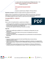 Livret de Compétences Acquises en Langue Française: Rappel Du Cadre Général