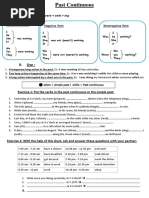 The Past Continuous PDF