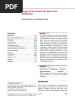 Surgical Treatment of Cavus Foot