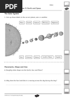 t2 S 879 Y5 Earth and Space End of Unit Assessment - Ver - 3 PDF