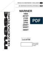 Manuale Uso e Manutenzione MASE MARINER 2... 3...