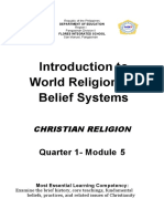 IWRBS Q1 Mod5 Christianity