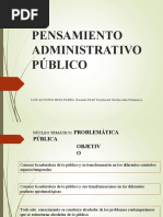 Pensamiento Administrativo Público ESAP 2023-1