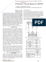 Stress Analysis of Pressure Vessels Based On ANSYS