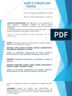 Classificação e Função Das Contas PDF