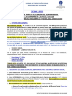 Instructivo Del Proceso de Servicio Social 2023 UNAB PDF