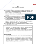 Guía 0 PAES - L 2023 - Present PAES y Ejercicios