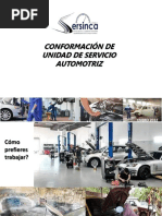 Conformación de Servicio Automotriz