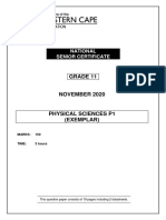 PHYS P1 GR11 QP NOV2020 - English