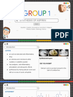 Group 1 - Synthesis of Aspirin