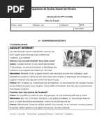 Fiche de Travail FR 9º