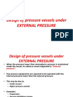 Pressure Vessel - External Pressure