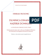 Duminica Dinaintea Naşterii - Stihiri Prosomice