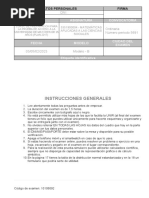 Examen Matemáticas Mayores 25 Años Unir