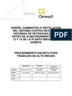 Procedimiento para Trabajos de Alto Riesgo