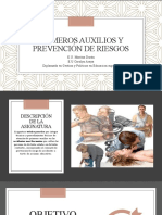 Clase de Primeros Auxilios y Prevencion de Riesgos.