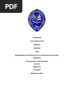 Generalidades de La Planeación en La Administración de Ventas