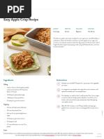 WILTON Easy Apple Crisp Recipe