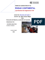 Informe 01. Extraccion de Muestras