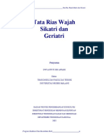 Tata Rias Wajah Sikatri Dan Geriatri