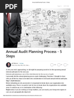 Annual Audit Planning Process - 5 Steps