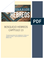 Bosquejo Hebreos Capitulo 13