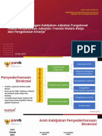 Arah Perkembangan Kebijakan Jabatan Fungsional Paska Penyetaraan Jabatan: Transisi Sistem Kerja Dan Pengelolaan Kinerja