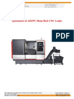 2022.10.17 Quotation of AE55Y Slant Bed CNC Lathe