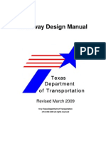 TXDOT Roadway Design Manual