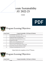 Corporate Sustainability AY 2022-23: Nmims