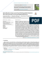 Intensification of Yam-Starch Based Biodegradable Bioplastic Film With Bentonite For Food Packaging Application (2022)