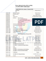 Rundown LATIN-LATPEL SIDOARJO 2022