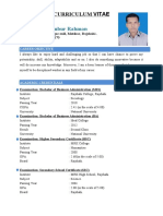 Md. MD - Mahbubur Rahman: Curriculum Vitae