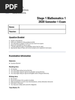 11 Maths S1 Exam 2020 FINALpdf PDF