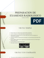 Preparacion de Examenes Radiologico