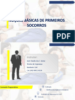 Treinamento de Primeiros Socorros Slides