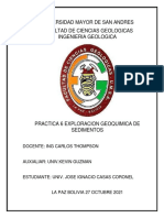 P6 Exploracion Geoquimica de Sedimentos JOSE IGNACIO CASAS CORONEL