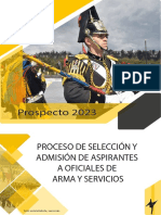 Prospecto de Selección y Admisiones ESMIL 2023 PDF