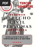 Resumen Derecho Civil Personas - FORUS 2023 PDF